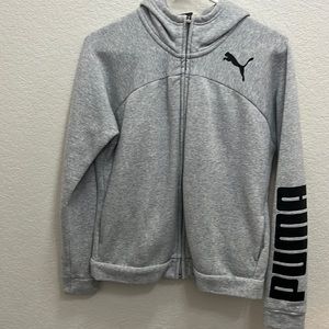 Puma women extra small gray jacket